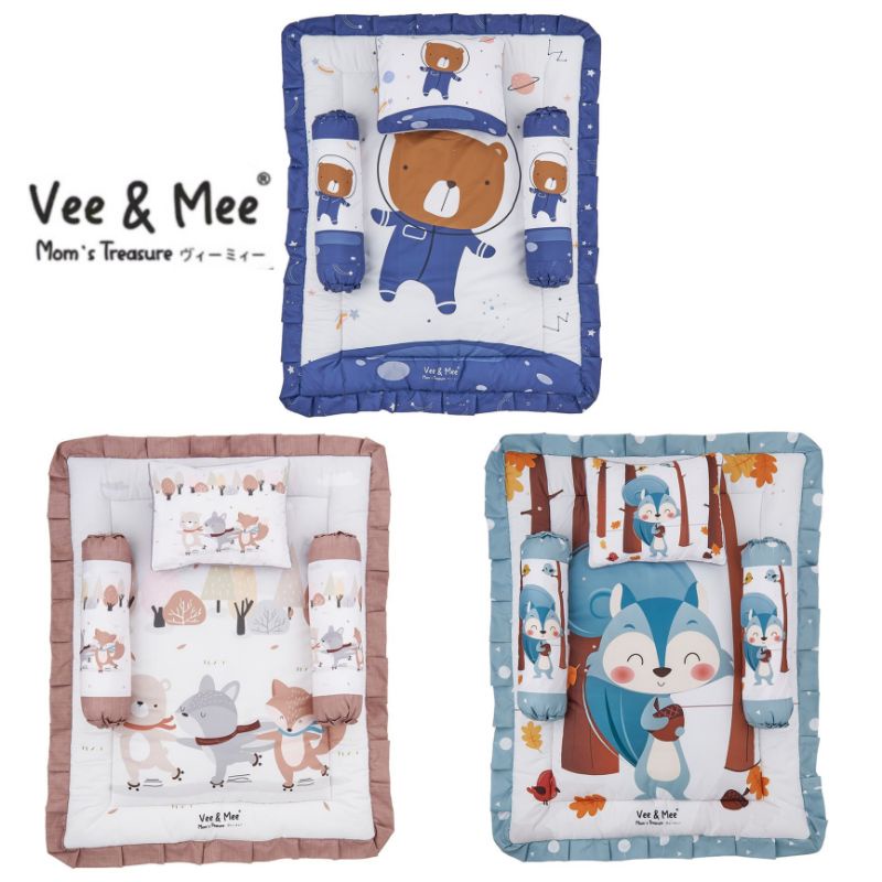 Vee &amp; Mee Baby Mattres Squirrel Series, Astronaut Bear Series, Raccoon and Friends Series - Matras Bayi