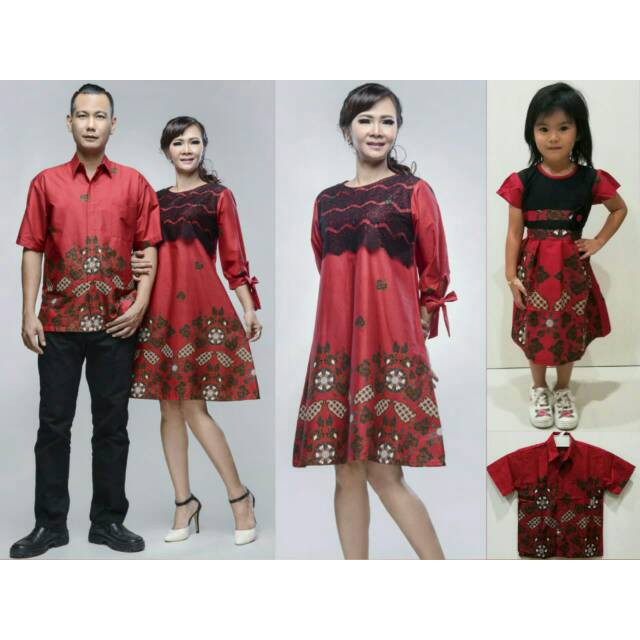 Batik tunik couple shanti pola