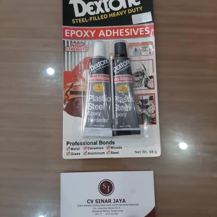 

Lem Dextone Plastic Steel Epoxy / Lem Besi 5 menit perkakas