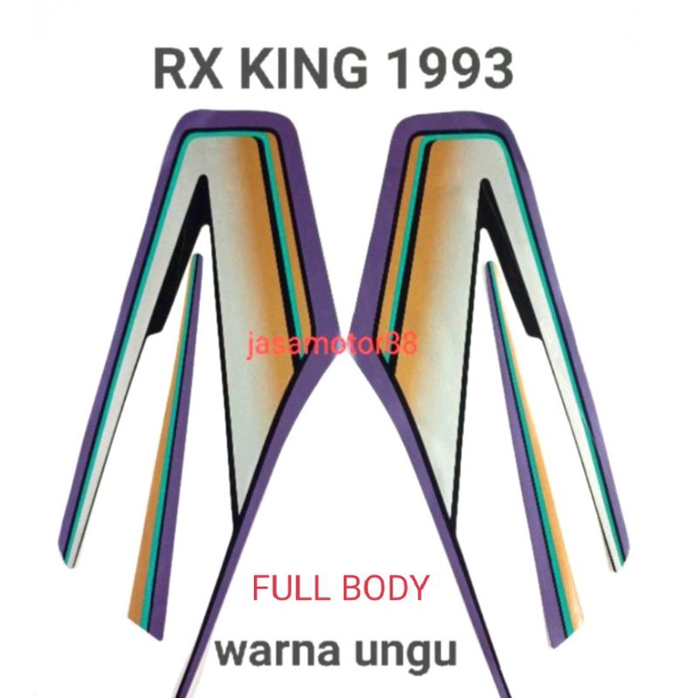 LIS BODY STIKER RX KING 1993 KOMPLIT