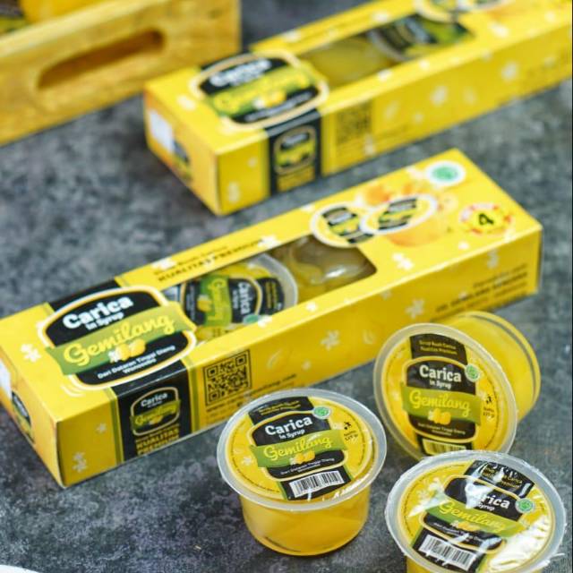 

Carica Gemilang kemasan 125gr isi 4 pcs