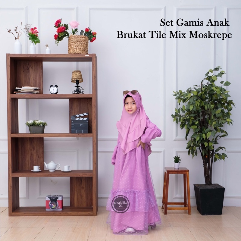 GAMIS ANAK BRUKAT TILE DOT MIX MOSCRAPE