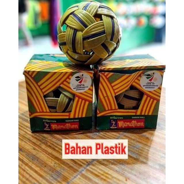 Bola Takraw Marathon | Bola Takraw Rotan Plastik Original