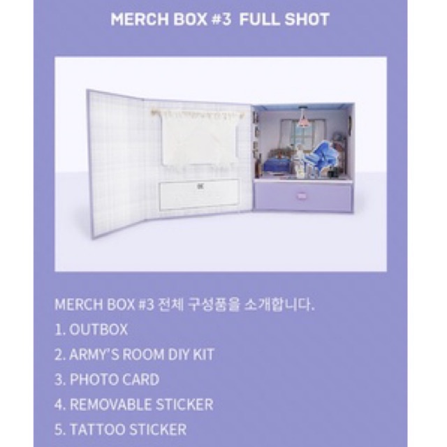 BTS merch box 3