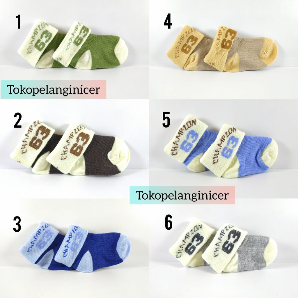 Kaos Kaki Bayi Model Sport 0-12bulan  Tokopelanginicer