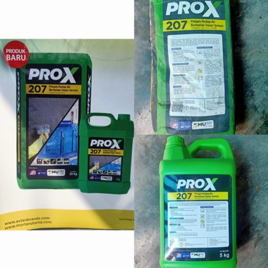 [LINK CARGO]CAT PELAPIS 2 KOMPONEN WATERPROOFING Pro-X 207 Waterproofing 25Kg 2 Komponen Ready JABODETABEK