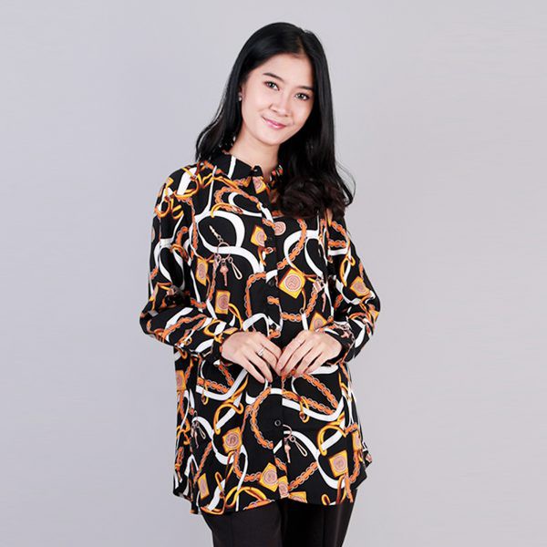 Atasan Kemeja Wanita Versace ALZE OFFICIAL [1704393-13]