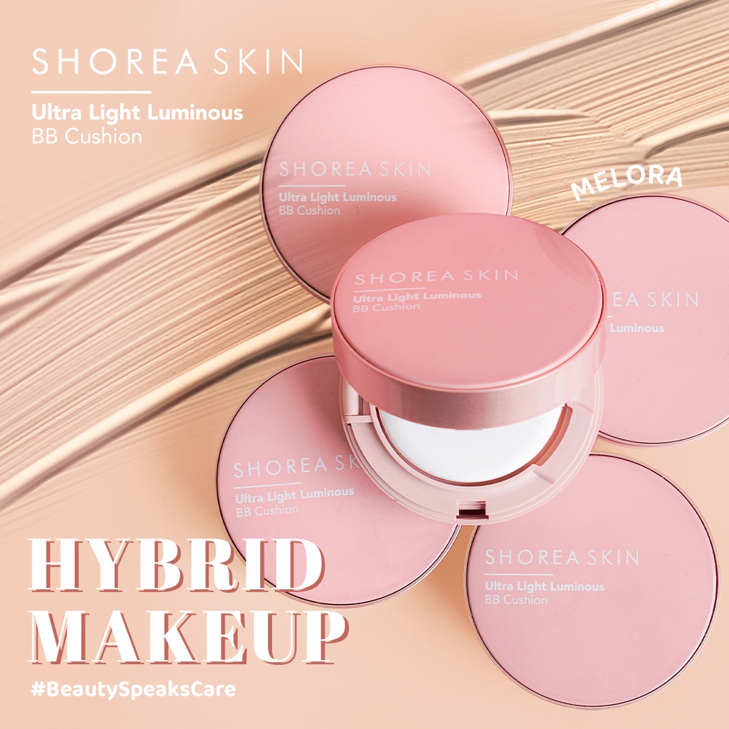 Ultra Light Luminous BB Cushion Hybrid Makeup - Skincare Di Dalam Makeup Shorea Skin