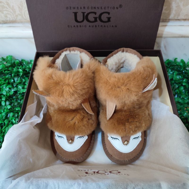 UGG Kids Zip Fox Boots Preloved