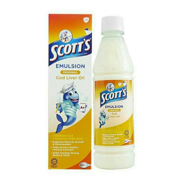 SCOTT'S EMULSION 400 ML ORIGINAL MALAYSIA