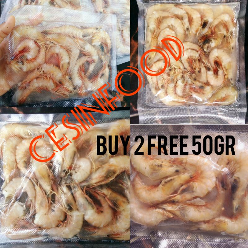 

❤ UDANG FROZEN 100gr Buy 2 free 50gr