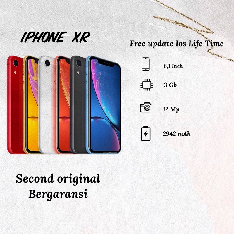 IPHONE XR 256 GB SECOND ORIGINAL