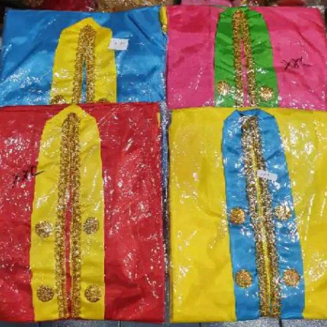 Baju Bodo Anak TK SD SMP Adat Makasar Sulawesi Selatan