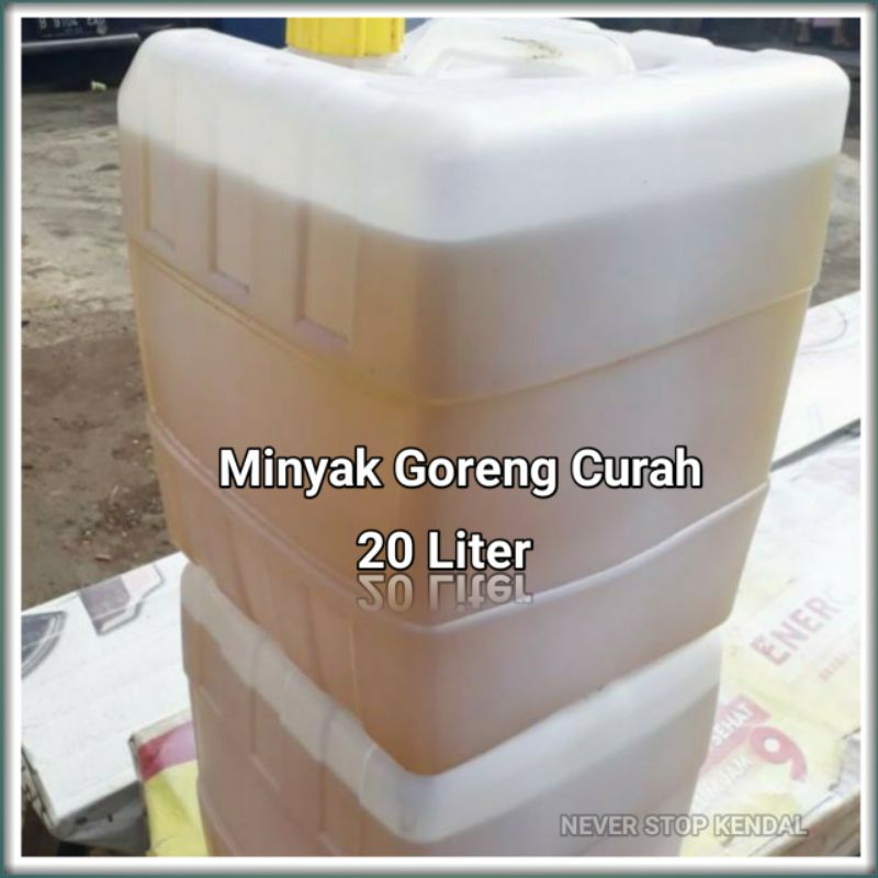 Minyak Goreng Curah 20 Liter + Jerigen