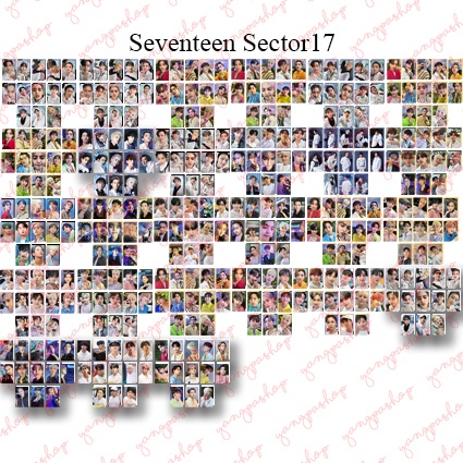 [READY / SET] SEVENTEEN SECTOR17 PHOTOCARD FAN MADE UNOFFICIAL YANGPASHOP SVTN SECTOR 17 MINGYU SCOU