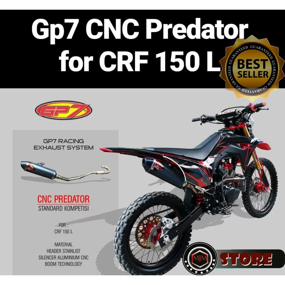 KNALPOT GP 7 CRF CNC PREDATOR