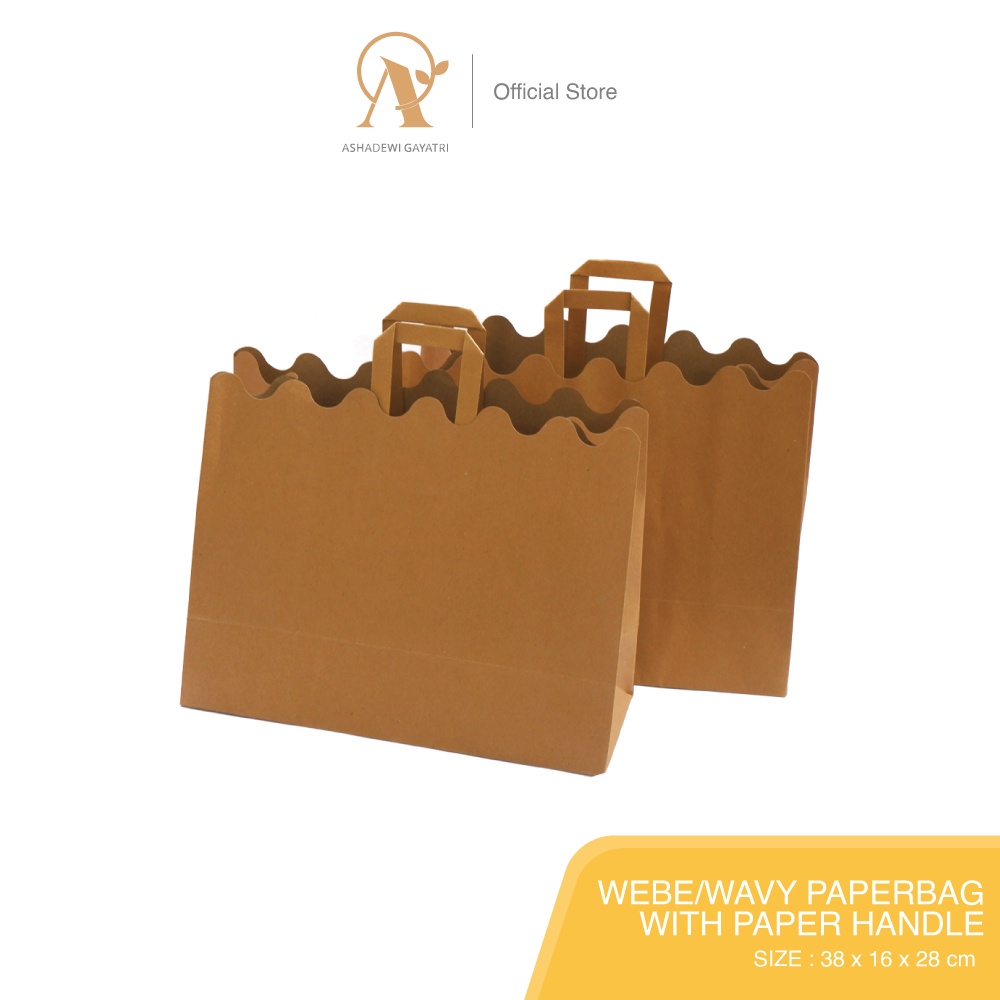 

Ashadewi Gayatri - Webe Paperbag : 38 x 16 x 28 cm, paperbag brownies / paperbag baju / bridesmaid paperbag