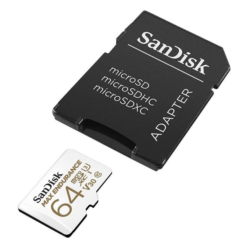 Memory CCTV 64 GB | SanDisk Micro SD Max Endurance 64GB 100MB/s MicroSDXC Original Garansi 10 Tahun