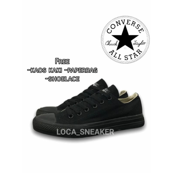 Sepatu CONVERSE all star x Chuck Taylor 2 fullblack low