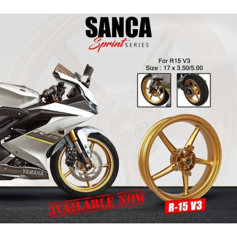 Vrossi Sanca Yamaha R15 V3  velg rossi R15