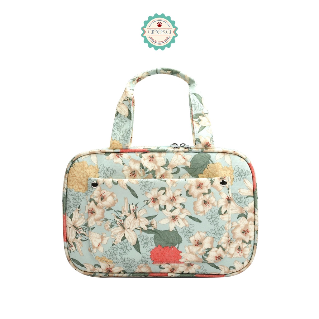 ANEKA - Crochet Knitting Yarn Storage Bag Motif Bunga  / Tas Benang Rajut