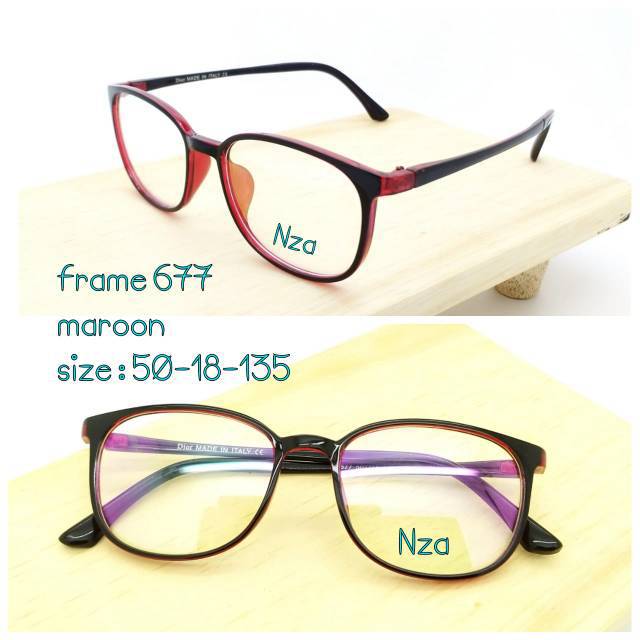 Frame Kacamata Trendy, Kaca mata Anti Radiasi, Kacamata Minus, Kaca mata Fashion Wanita, Frame Murah