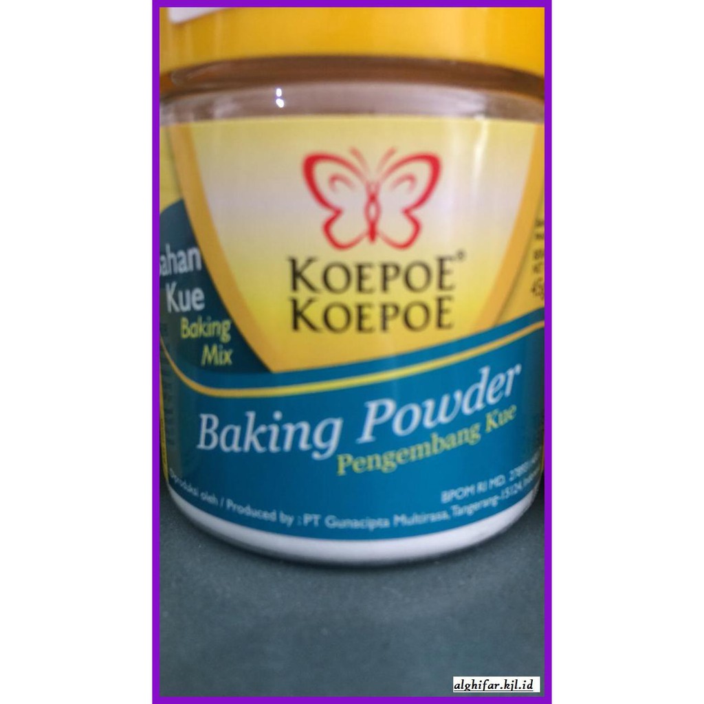 

Redwop-Gnikab- Baking Powder / Kopoe Kopoe / Pengembang Kue -Hallall.