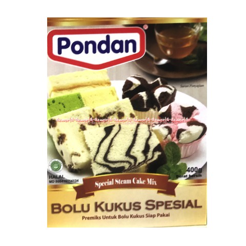 

Pondan Bolu Kukus Spesial 400gr Tepung Instan Special Steam Cake Mix Premix Instan Tepung Membuat Bulu Kukus Enak