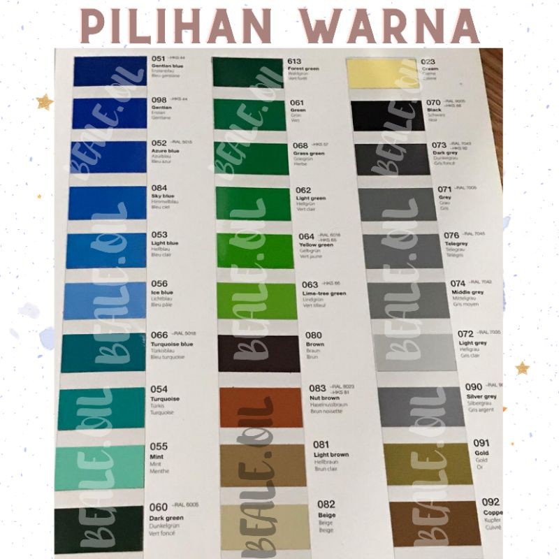 ( Khusus Custom ) Sticker Cutting Nama Custom Bisa Pilih Font , Warna stiker Cutting gold waterproof