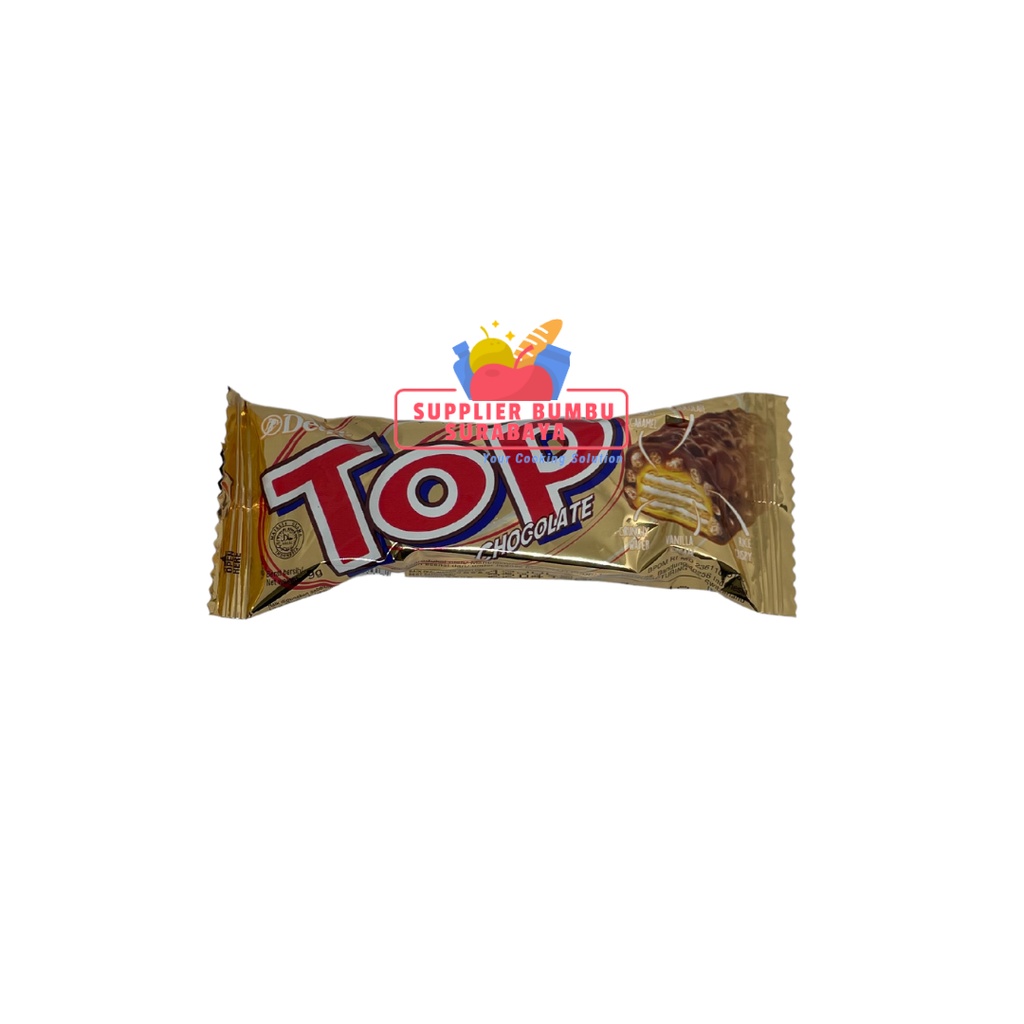 Delfi TOP Wafer Coklat Strawberry Black In White Triple Chocolate 9g