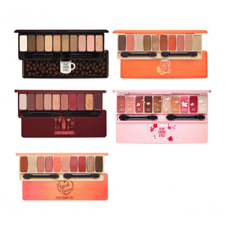 ETUDE HOUSE PLAY COLOR EYESHADOW 5 VARIAN COLOR #S075 #WT228