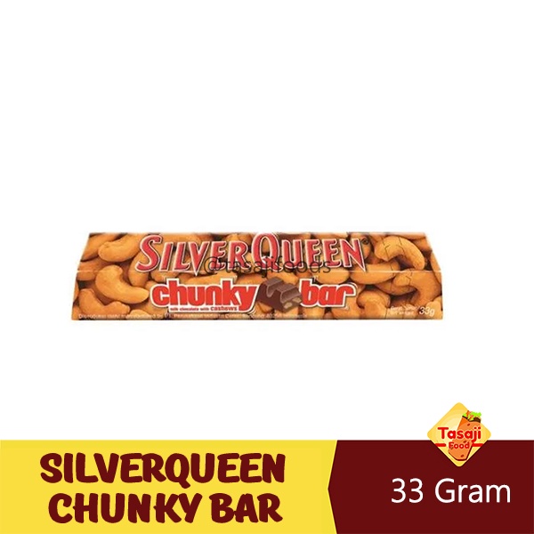 Coklat SilverQueen Chunky Bar 33 Gram