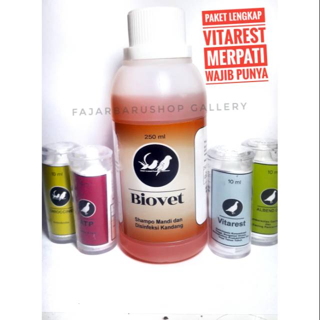 Vitarest merpati vitamin paket lengkap 5 item