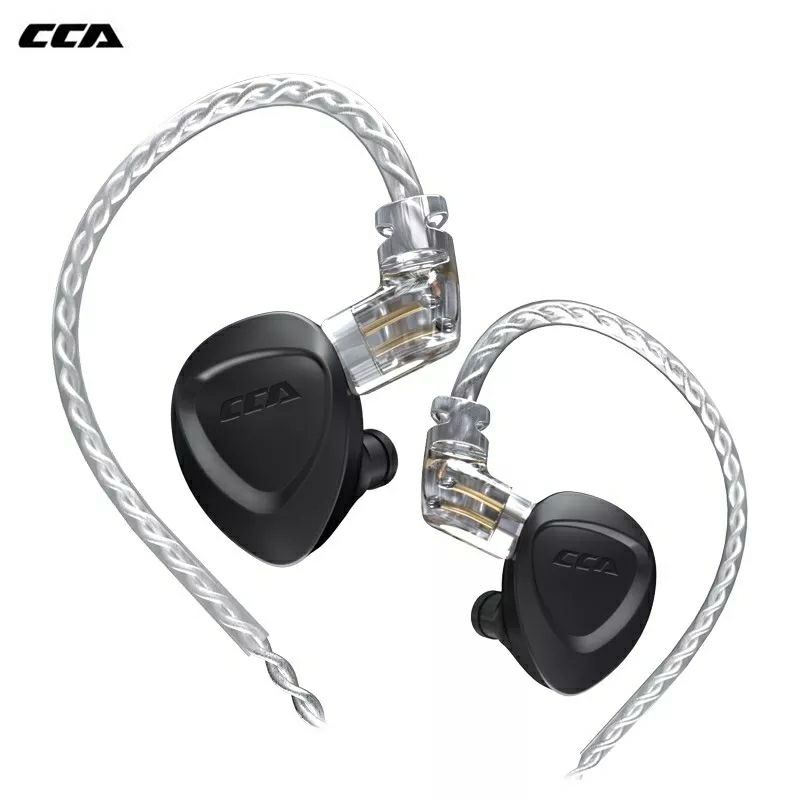 CCA CKX 6BA+1DD Hybrid Metal Earphones HIFI In Ear Monitor Bass Headset Noise Cancelling