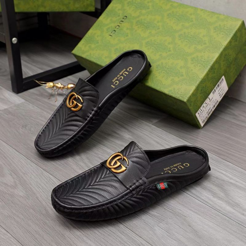 sepatu sendal gc mirror men shoes branded cowok sandal slide terlaris