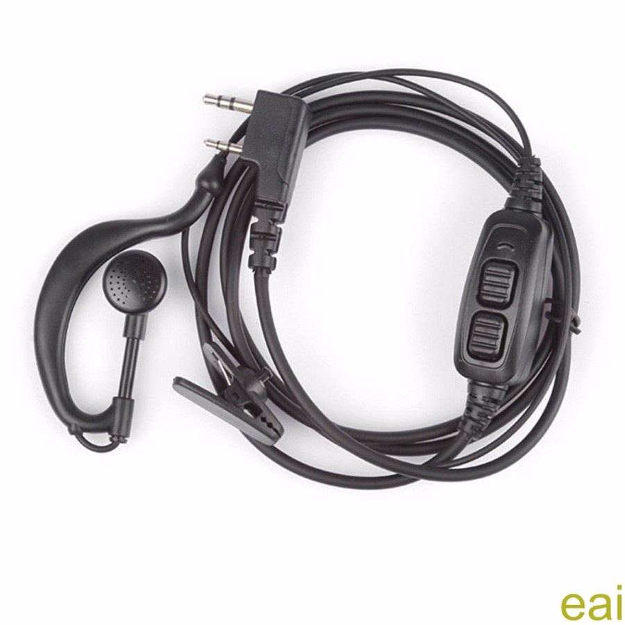 Headset Earpiece Baofeng Harve Dual PTT with Mic UV 82 UV82L