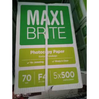 

Kertas hvs F4 70 gram maxi brite (1 rim)/ATKProject