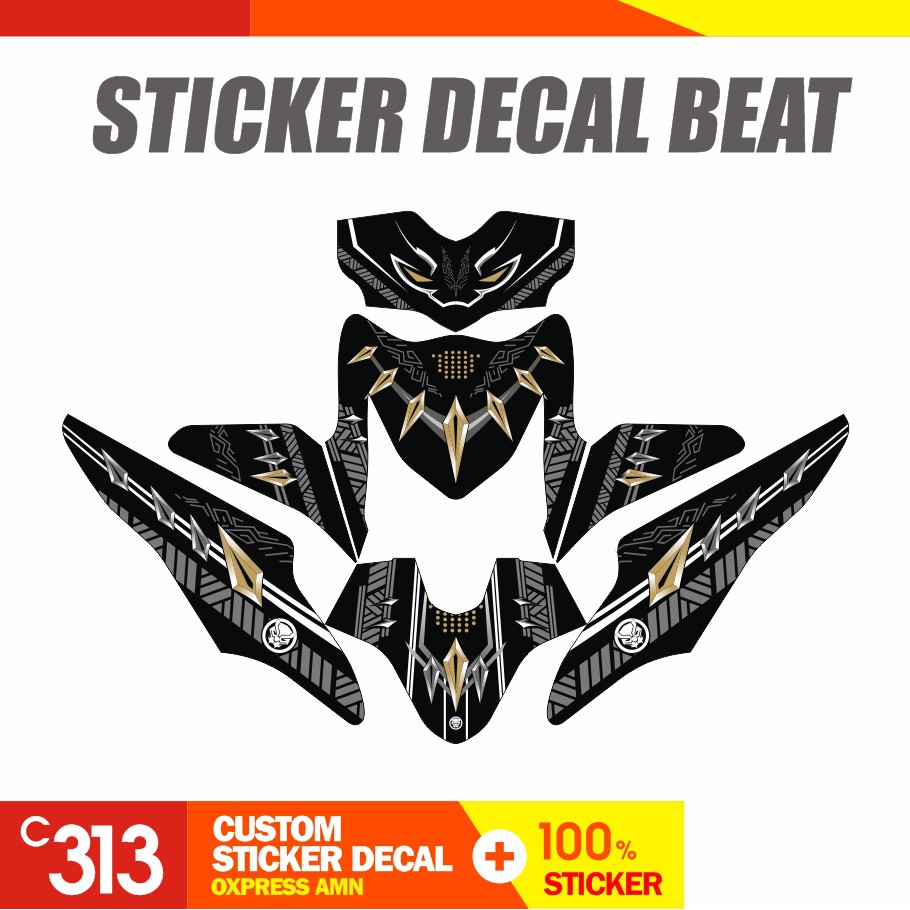 Stiker Striping Honda BEAT Custom Sticker (6)