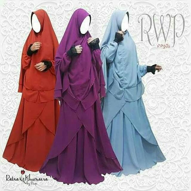 Gamis Hijab Ceruti Payet by RWP