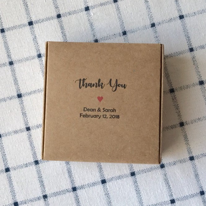 (+SABLON) Kardus Packing Kecil Olshop Custom 8x8x3 cm Dus Packing Kecil Box Packaging Mini Kado
