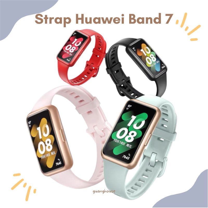 Strap Huawei Band 7 Polos Tali Huawei Band 7 Silicone Polos