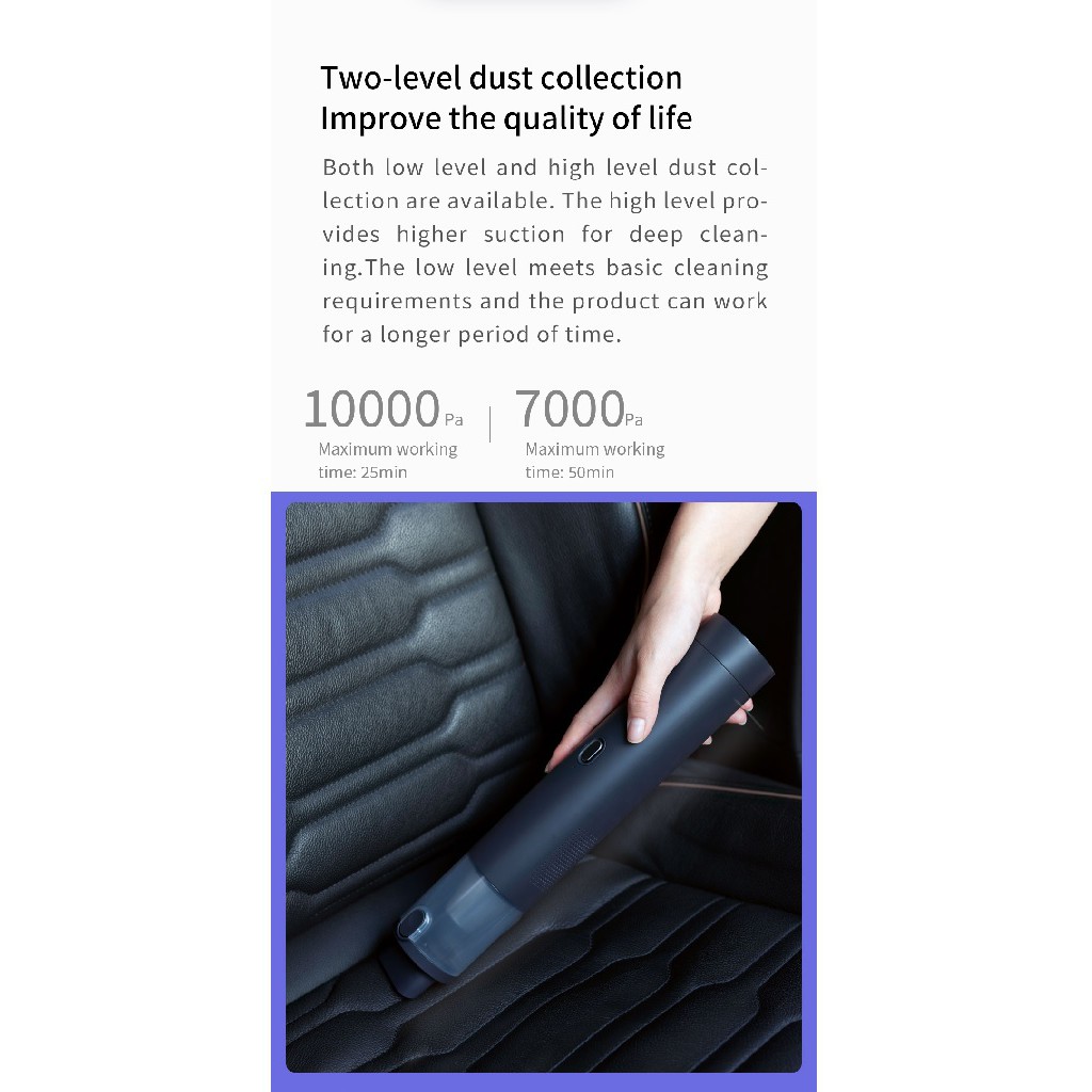 AKN88 - LYDSTO YM-XCYJDY01 - Portable 2 in 1 Vacuum Cleaner Dan Powerbank