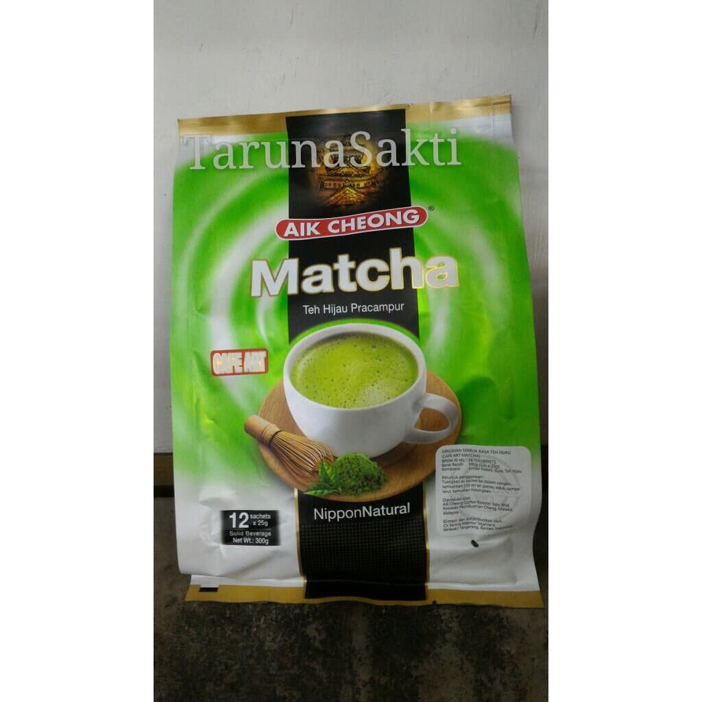 

Aik Cheong- Matcha Cafe Art- Teh hijau pracampur - tth1836