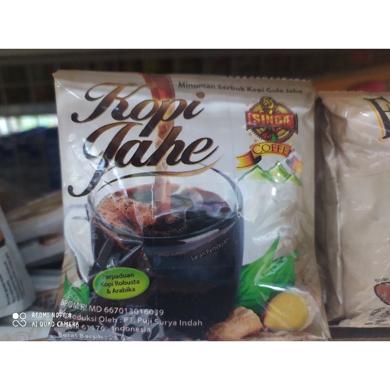 

Kopi Jahe Cap Singa Renceng