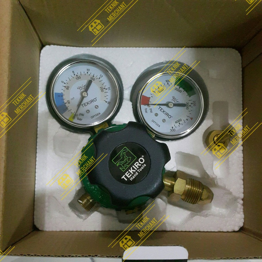 heavy duty regulator oksigen las TEKIRO regulator oxygen 300 bar