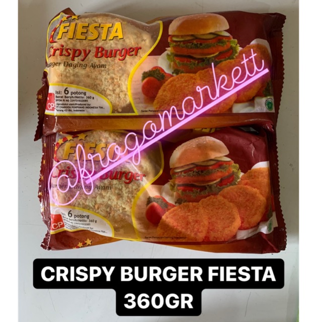 Crispy Burger Fiesta 360gr