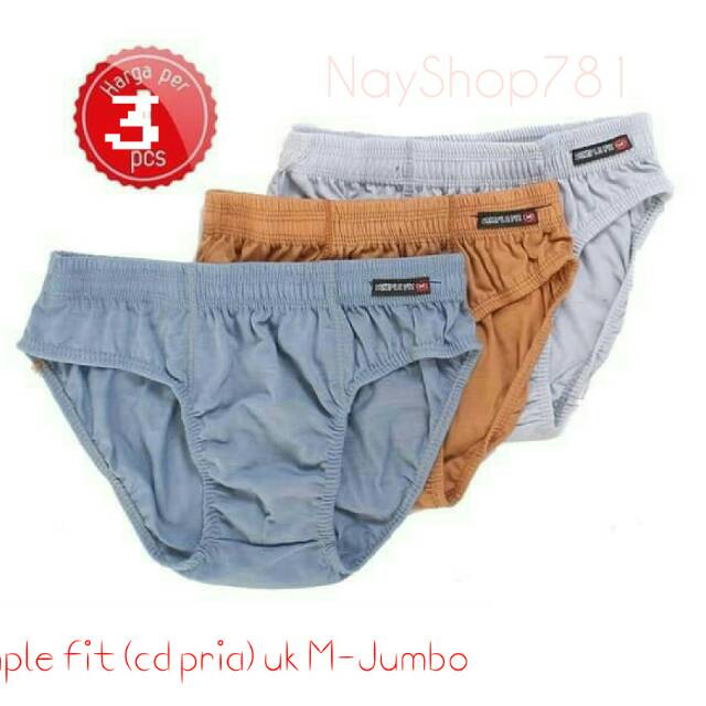 Celana dalam pria/cd cowok simple fit/cd jumbo box Merah