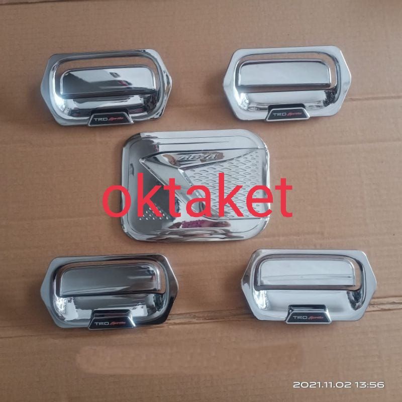 paket outer handle tank cover Agya Ayla Trd Sportivo chrome