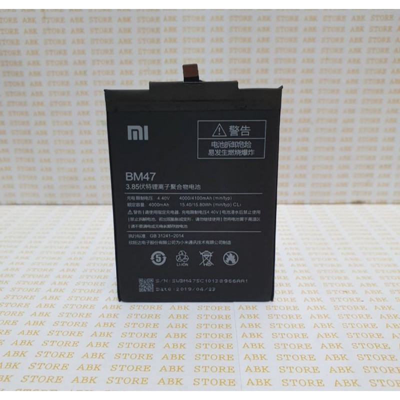 BATTERY BATRE BATRAI BATERAI XIAOMI REDMI 3 3X 3S 3 PRO REDMI 4X BM47 BATT ORIGINAL