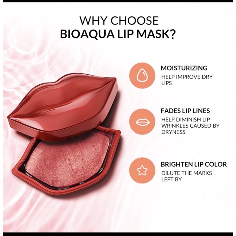 BIOAQUA Cherry Collagen Moisturizing Essence Lip Mask